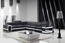 AVIANNA (G1056) 1 SEATER + 2 SEATER + 3 SEATER LEATHER/ETTE COMBINATION CORNER LOUNGE SUITE WITH OTTOMAN - ASSORTED COLOURS