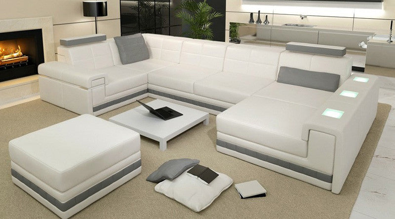 MASSIMO-II (G1064B) 1 SEATER + 2 SEATER LEATHER/ETTE COMBINATION CORNER CHAISE SUITE - ASSORTED COLOURS