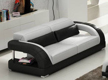 DANLILY (G8016D) 2 SEATER TOP BONDED LEATHER - CHOICE OF LEATHER AND ASSORTED COLOURS AVAILABLE