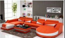 YORO (G8018) DOUBLE CHAISE LOUNGE + COFFEE TABLE - CHOICE OF LEATHER AND ASSORTED COLOURS AVAILABLE
