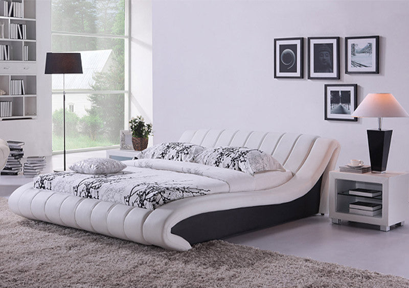 QUEEN TRIESTA (G882) LEATHERETTE BED - ASSORTED COLOURS AVAILABLE