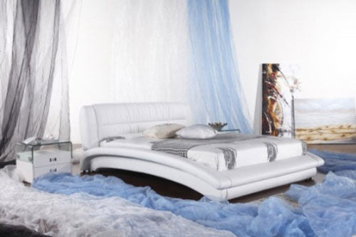 QUEEN (G962#) LEATHERETTE BED - ASSORTED COLOURS AVAILABLE