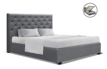 DOUBLE GENEKO GAS LIFT STORAGE BED - GREY