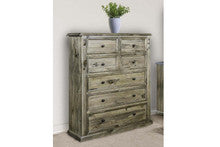 LEGIONS 7 DRAWER TALLBOY (2+2+3) - GREYWASH