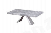 HONDI MARBLE COFFEE TABLE - 1250(W) X 700(D) - (MODEL:9001) - GREY