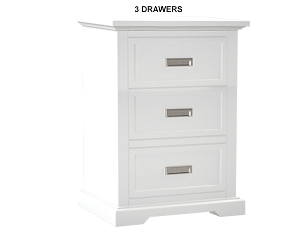 HAMPTONS (AUSSIE MADE) BEDSIDE TABLE COLLECTION - ASSORTED PAINTED COLOURS - STARTING FROM $399