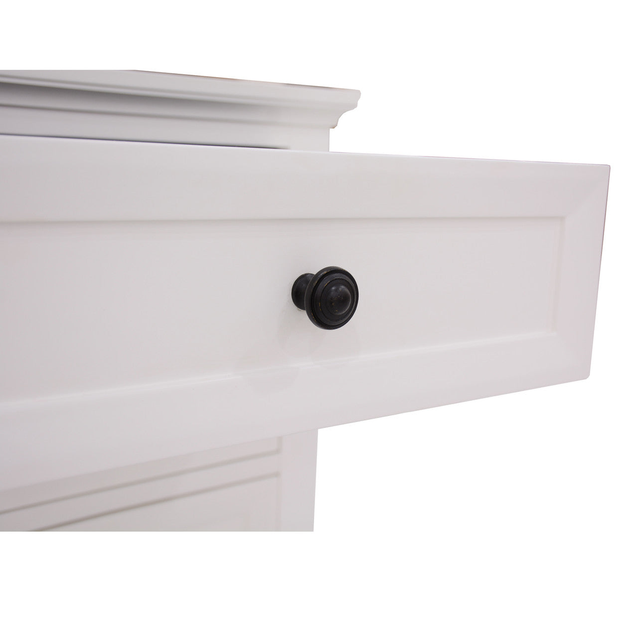CHANELLE KING 4 PIECE (TALLBOY) BEDROOM SUITE (22-9-5-14-14-1) - WHITE