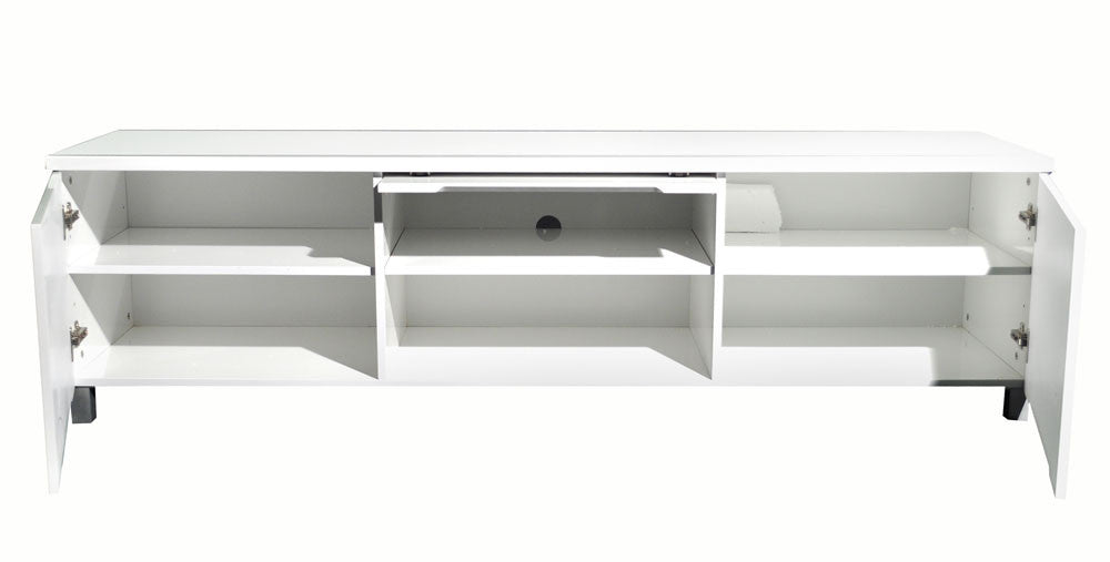 HEIDI TV ENTERTAINMENT UNIT - 510(H) x 1800(W) - HIGH GLOSS WHITE