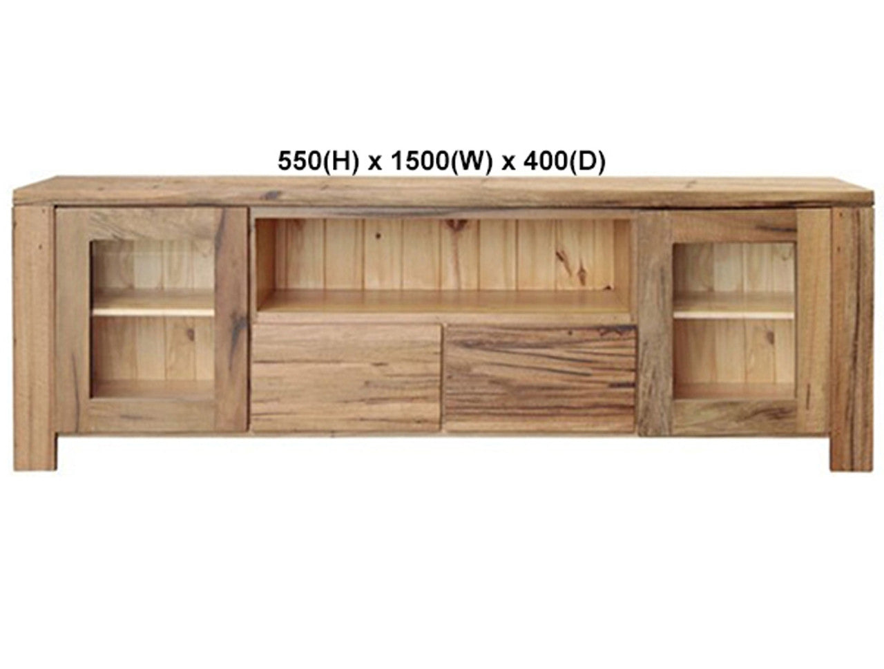 HUNTER (AUSSIE MADE) LOWLINE TV UNIT COLLECTION - TASSIE OAK COMBINATION - ASSORTED STAINED COLOURS - STARTING FROM $1699