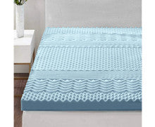 SALOME KING SIZE COOL GEL MEMORY FOAM MATTRESS TOPPER WITH BAMBOO COVER (80mm)