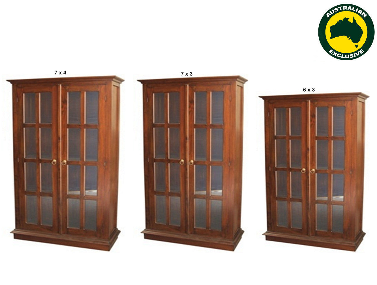 IRENE (AUSSIE MADE) LIBRARY CABINET COLLECTION - ASSORTED COLOURS - STARTING FROM $1299