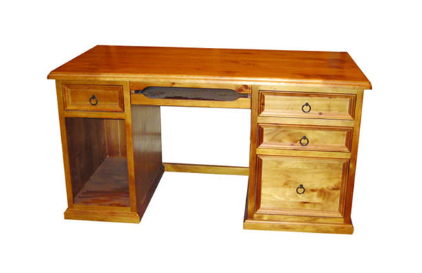 JAMIESON (AUSSIE MADE) TIMBER DESK - 1450(W) x 700(D) - ASSORTED STAINED COLOURS
