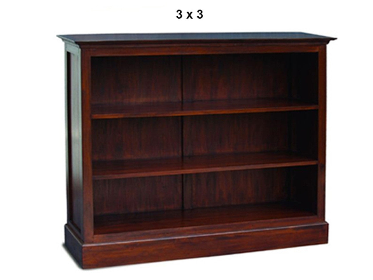 JULIAN (Aussie Made) LOWLINE BOOKCASE COLLECTION - TASSIE OAK COMBINATION - ASSORTED STAINED COLOURS - STARTING FROM $899