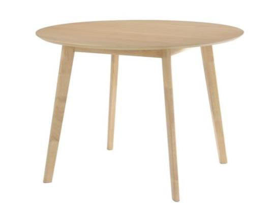 JESSIE ROUND DINING TABLE - 1000(D) - NATURAL