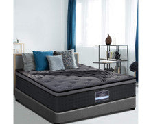 KING DAYTON PLUSH EURO TOP POCKET SPRING MATTRESS - MEDIUM FIRM