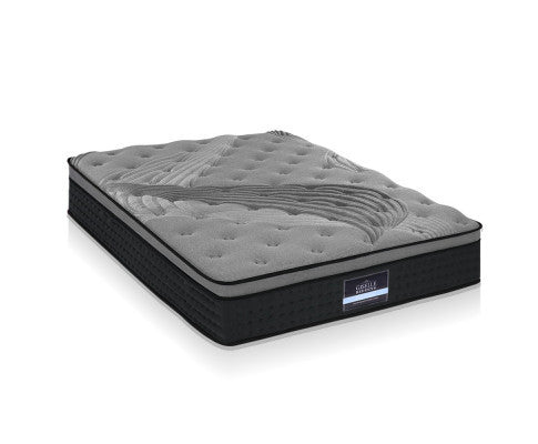 KING DAYTON PLUSH EURO TOP POCKET SPRING MATTRESS - MEDIUM FIRM