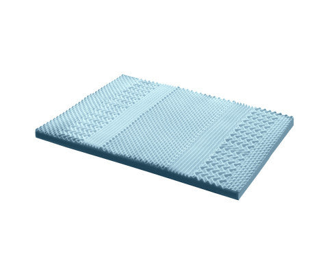 SALOME KING SIZE COOL GEL MEMORY FOAM MATTRESS TOPPER WITH BAMBOO COVER (80mm)