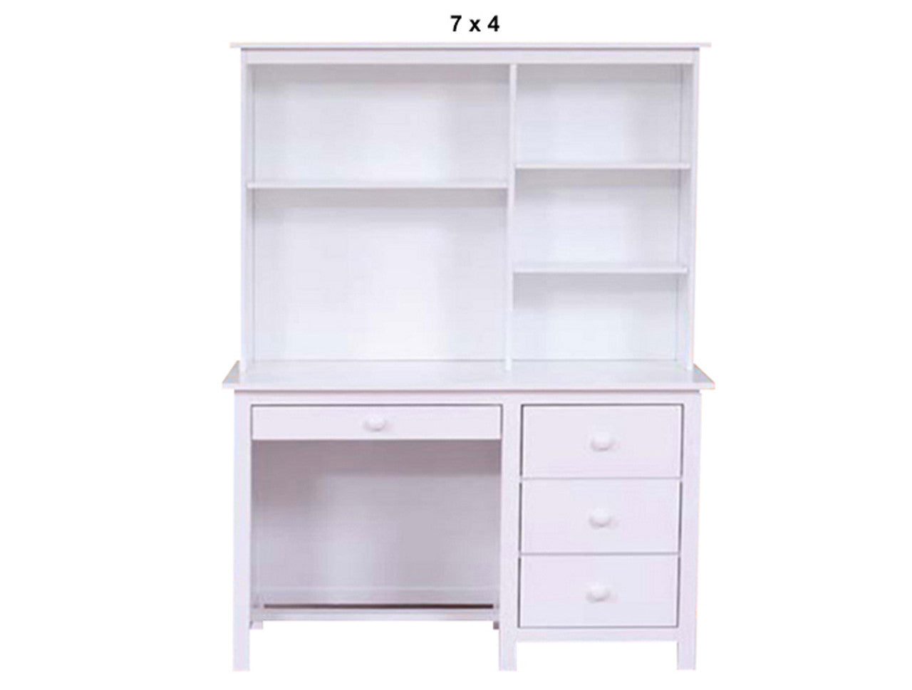 KADO (AUSSIE MADE) 3 DRAWER DESK + HUTCH (REVERSIBLE) - ASSORTED PAINTED COLOURS - STARTING FROM $999