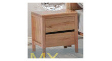 ARKANSAS 2 DRAWER BEDSIDE TABLE - AS PICTURED