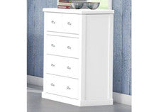 LATIFA (CUSTOM MADE) 5 DRAWER TALLBOY- ASSORTED COLOURS