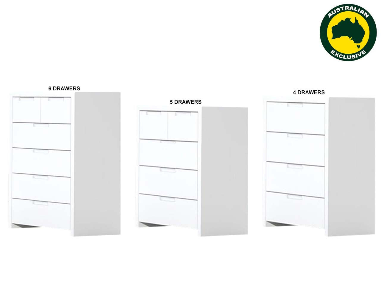 LUNAR (AUSSIE MADE) TALLBOY COLLECTION - ASSORTED PAINTED COLOURS - STARTING FROM $999