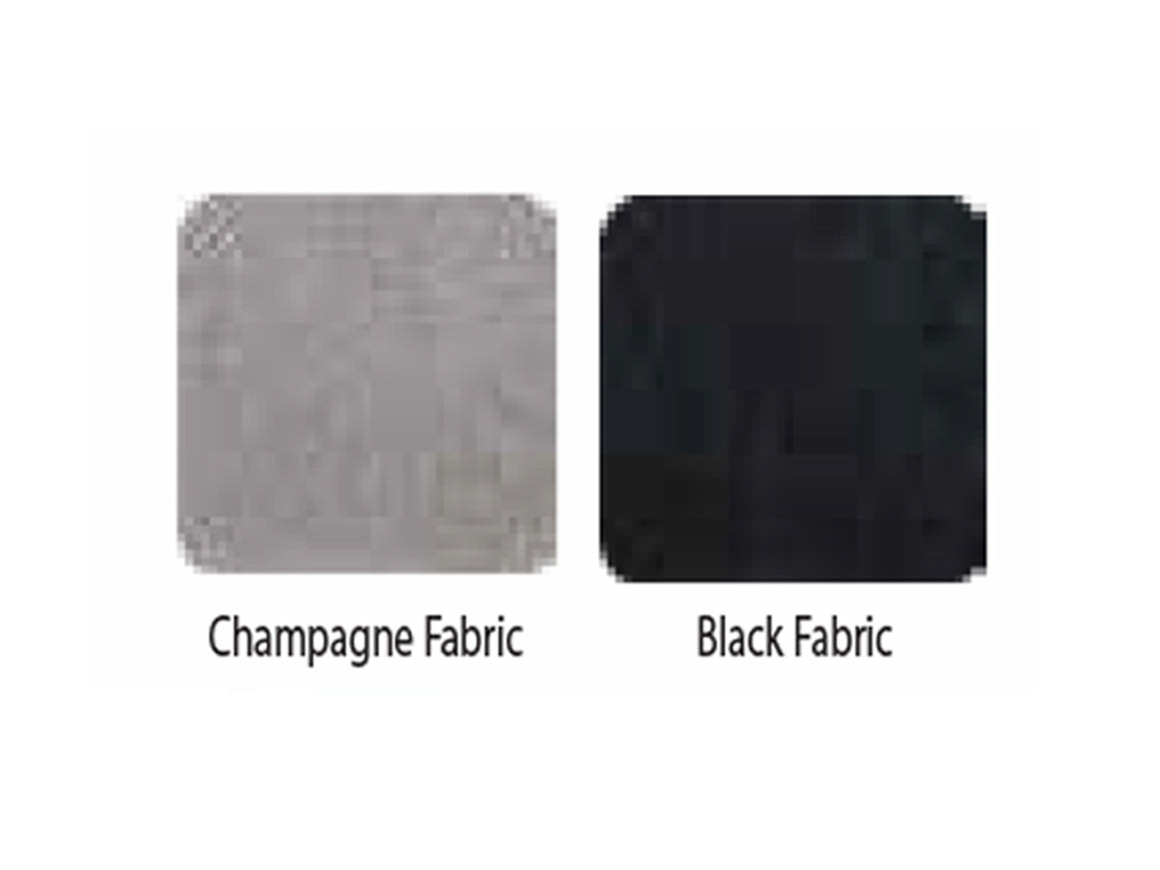 KING SECRE FABRIC BED - CHAMPAGNE (PICTURED IN BLACK)