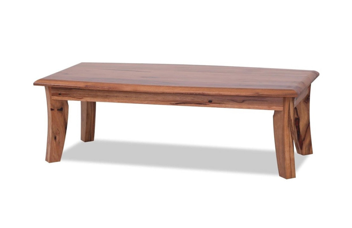 MAGNIFIQUE MARRI TIMBER COFFEE TABLE - 450(H) X 1400(W) X 700(D) - NATURAL FINISH - EXCLUSIVE LISTING