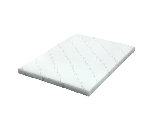 JUDITH DOUBLE SIZE COOL GEL MEMORY FOAM MATTRESS TOPPER WITH BAMBOO COVER (80mm)