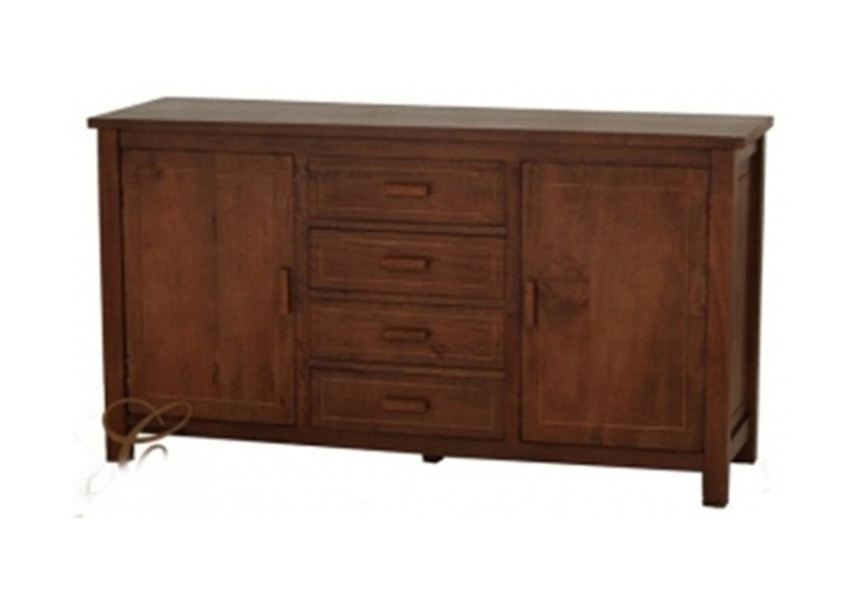 MONACO (SB 204 MNC) 2 DOOR 4 DRAWER BUFFET-890(H) X 1650(W)- LIGHT PECAN