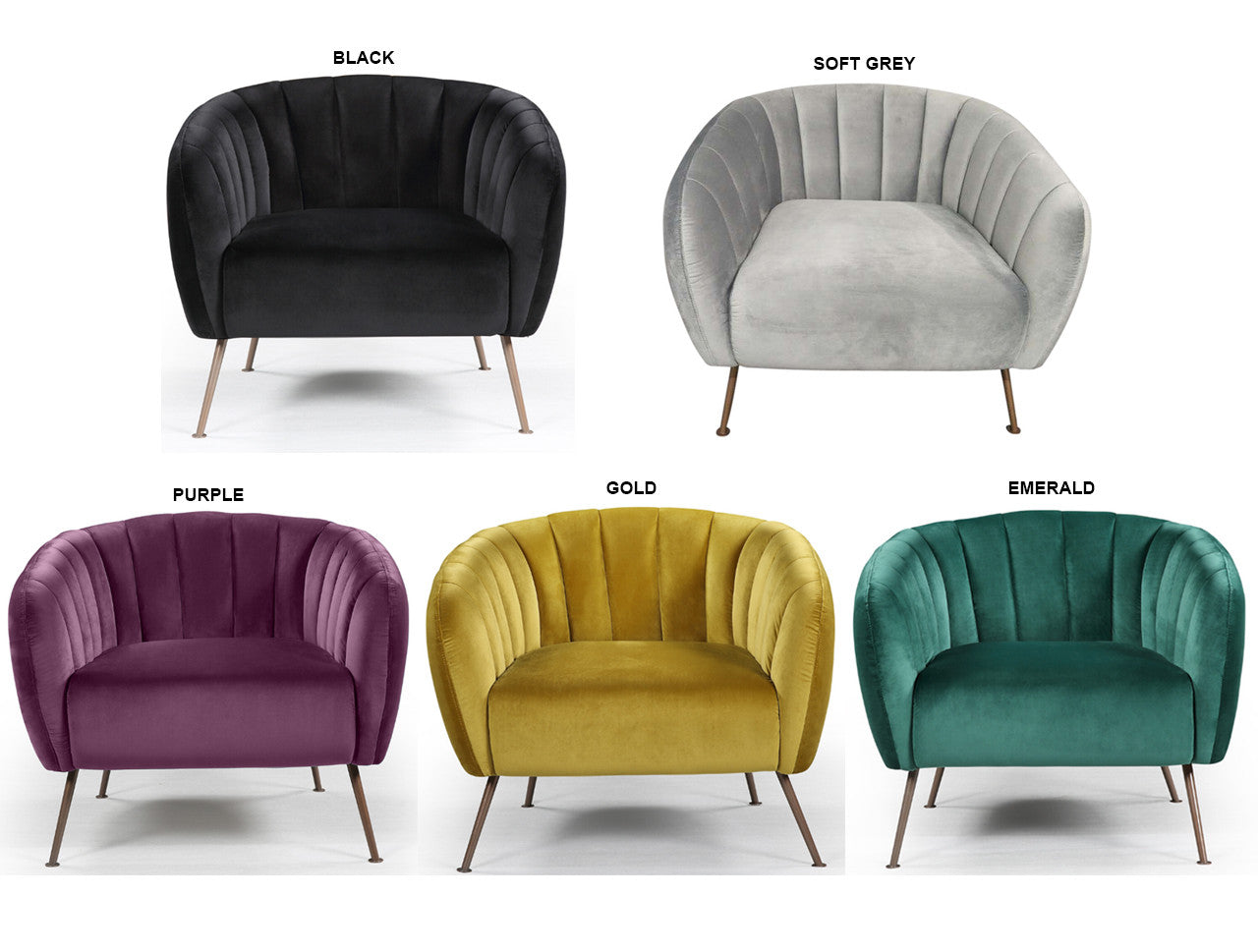 MONET ACCENT CHAIR - ASSORTED COLOURS