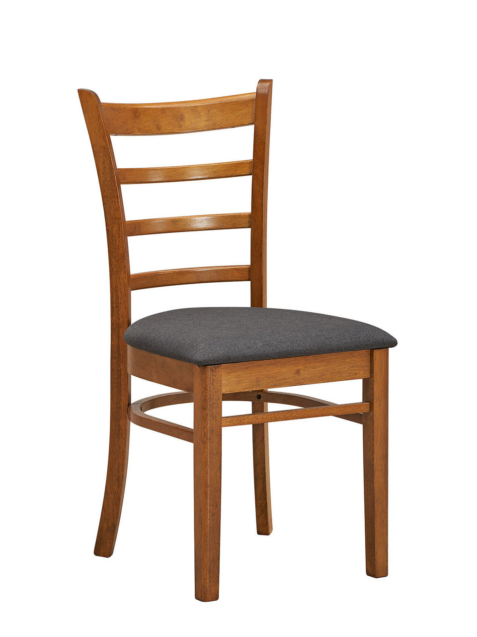 MACKAY DINING CHAIR - BLACK FABRIC SEAT