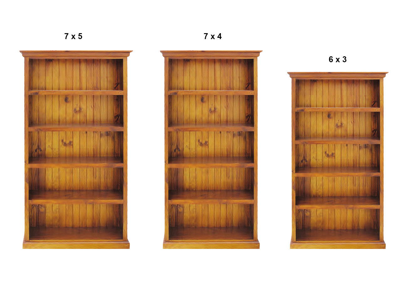 MARCELINE (AUSSIE MADE) HIGHLINE BOOKCASE COLLECTION - ASSORTED COLOURS - STARTING FROM $599
