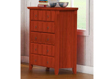 MANILLA (AUSSIE MADE) 6 DRAWER (2 OVER 4) TALLBOY - 1200(H) x 940(W) x 480(D) - TASSIE OAK COMBINATION - ASSORTED COLOURS
