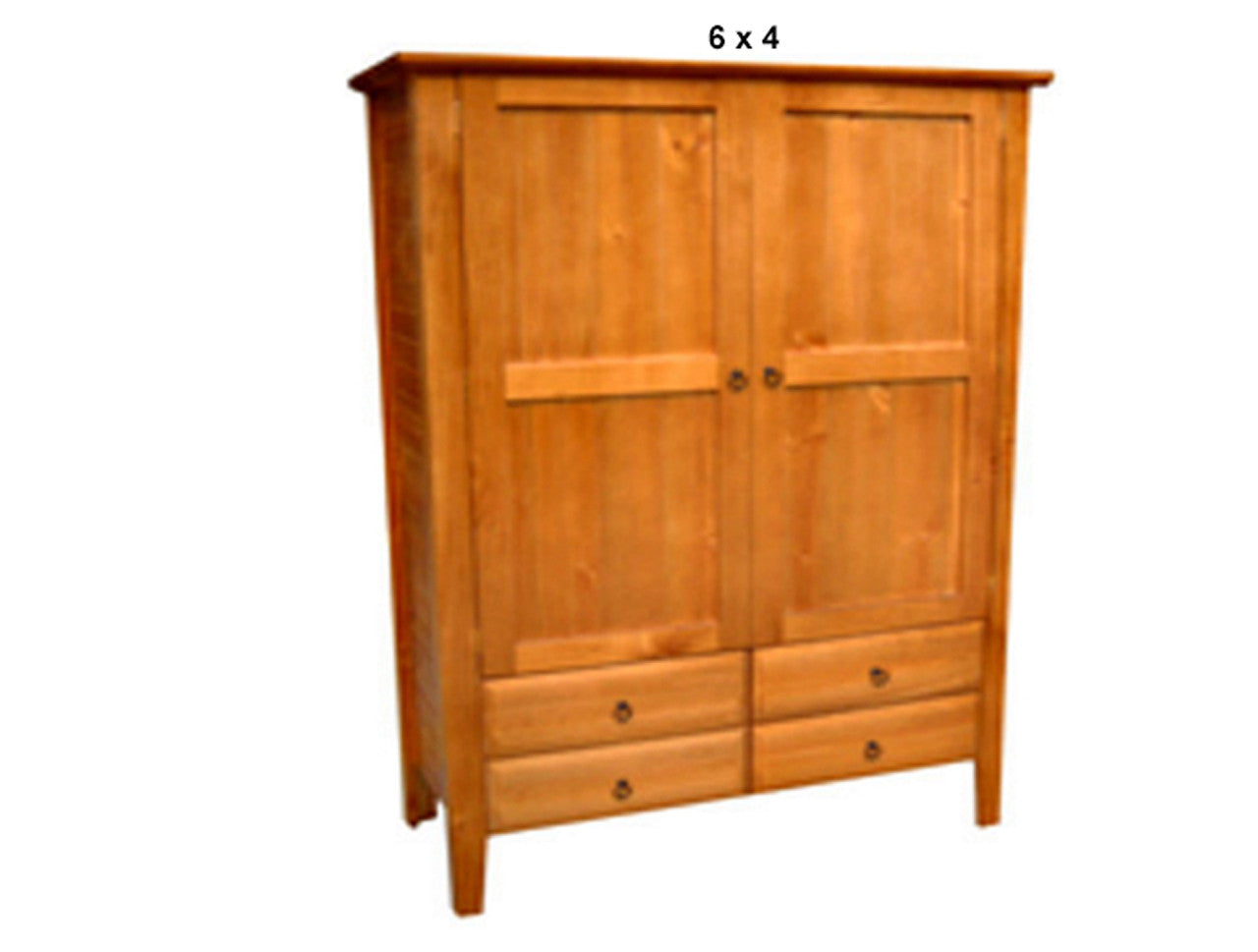 MANILLA (AUSSIE MADE) WARDROBE WITH 2 DOORS & 4 DRAWERS COLLECTION - ASSORTED STAINED COLOURS - STARTING FROM $1099