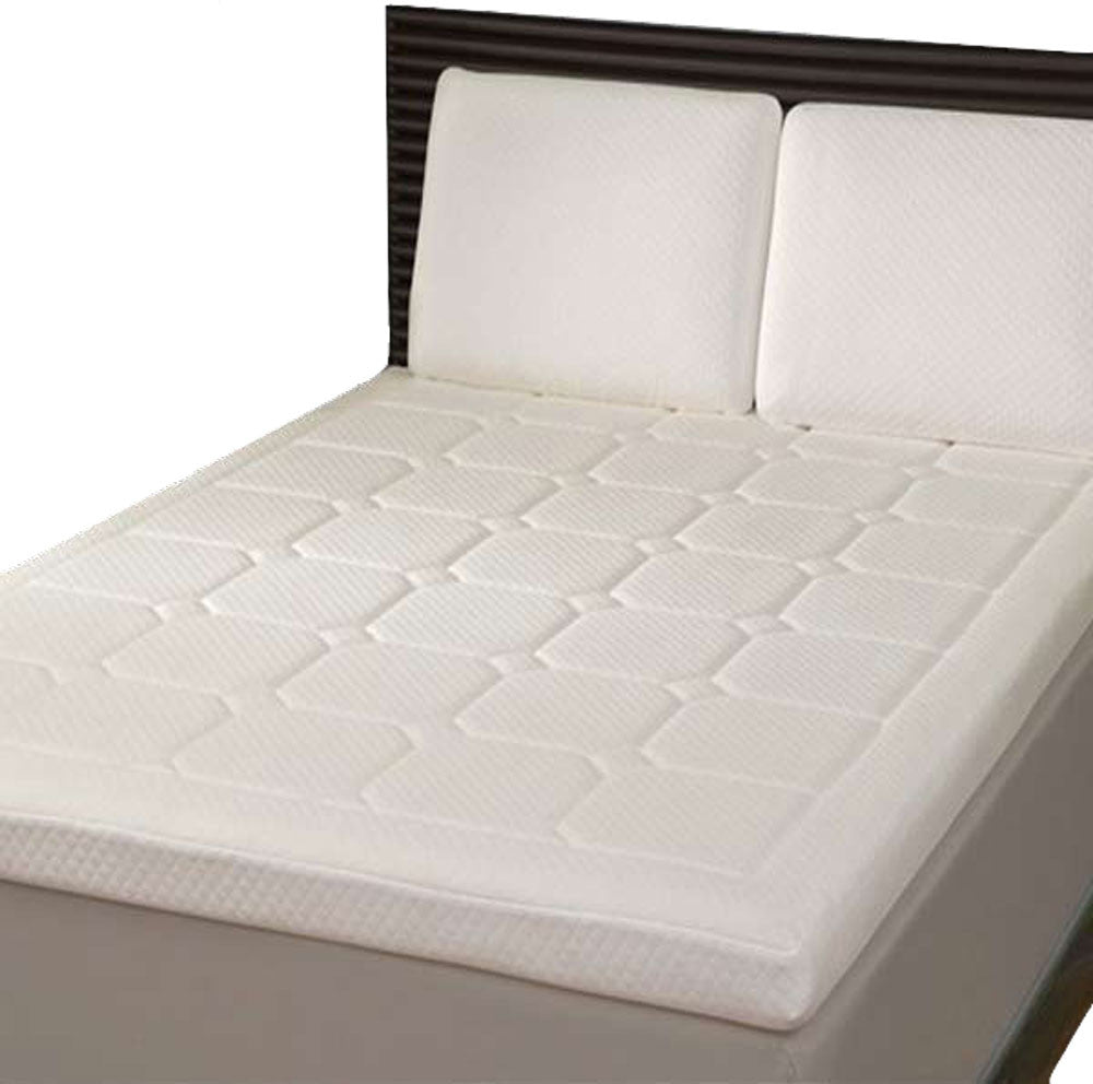 QUEEN GRAND LUXURY QUILTED MEMORY FOAM MATTRESS TOPPER (MTQ-5)