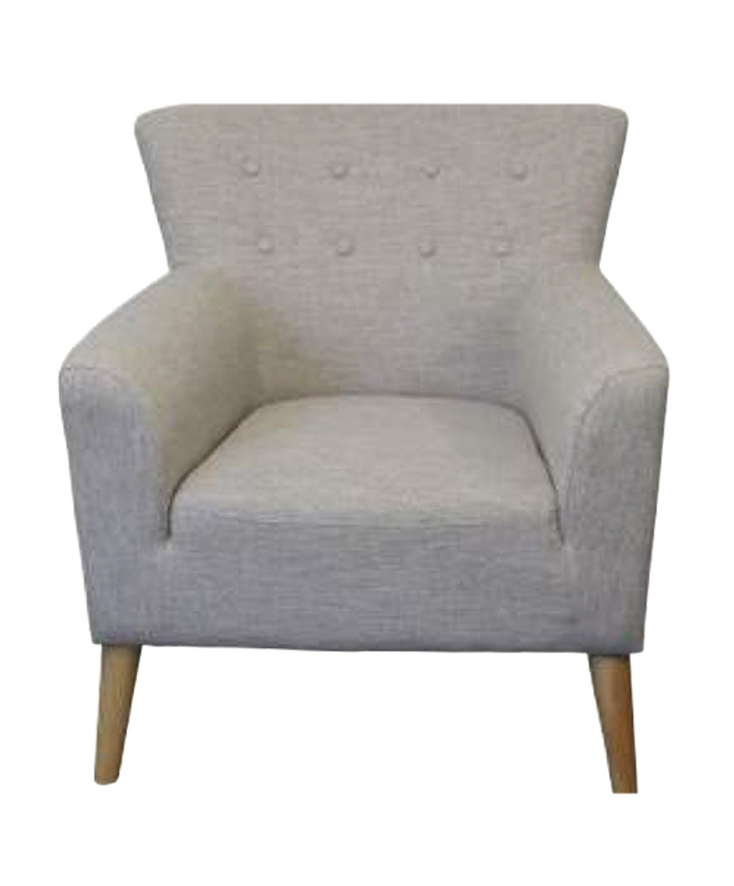 DARCY ACCENT FIESTA FABRIC UPHOLSTERED SOFA ARM CHAIR - ASSORTED COLOURS