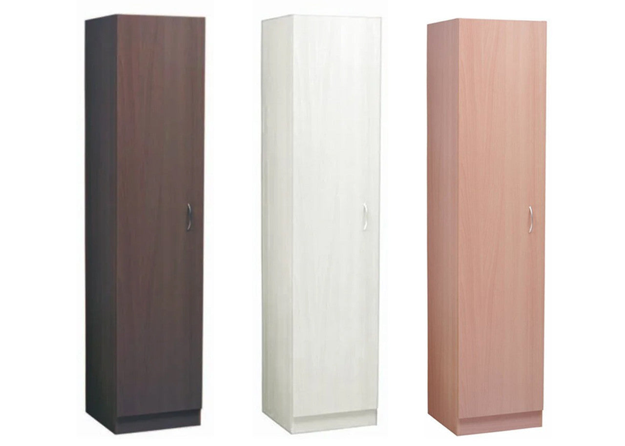 MISSION 400 SINGLE DOOR PANTRY - 1800(H) X 400(W) - WALNUT, WHITE OR OAK