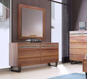 MODENA DRESSER WITH MIRROR - BLACKWOOD