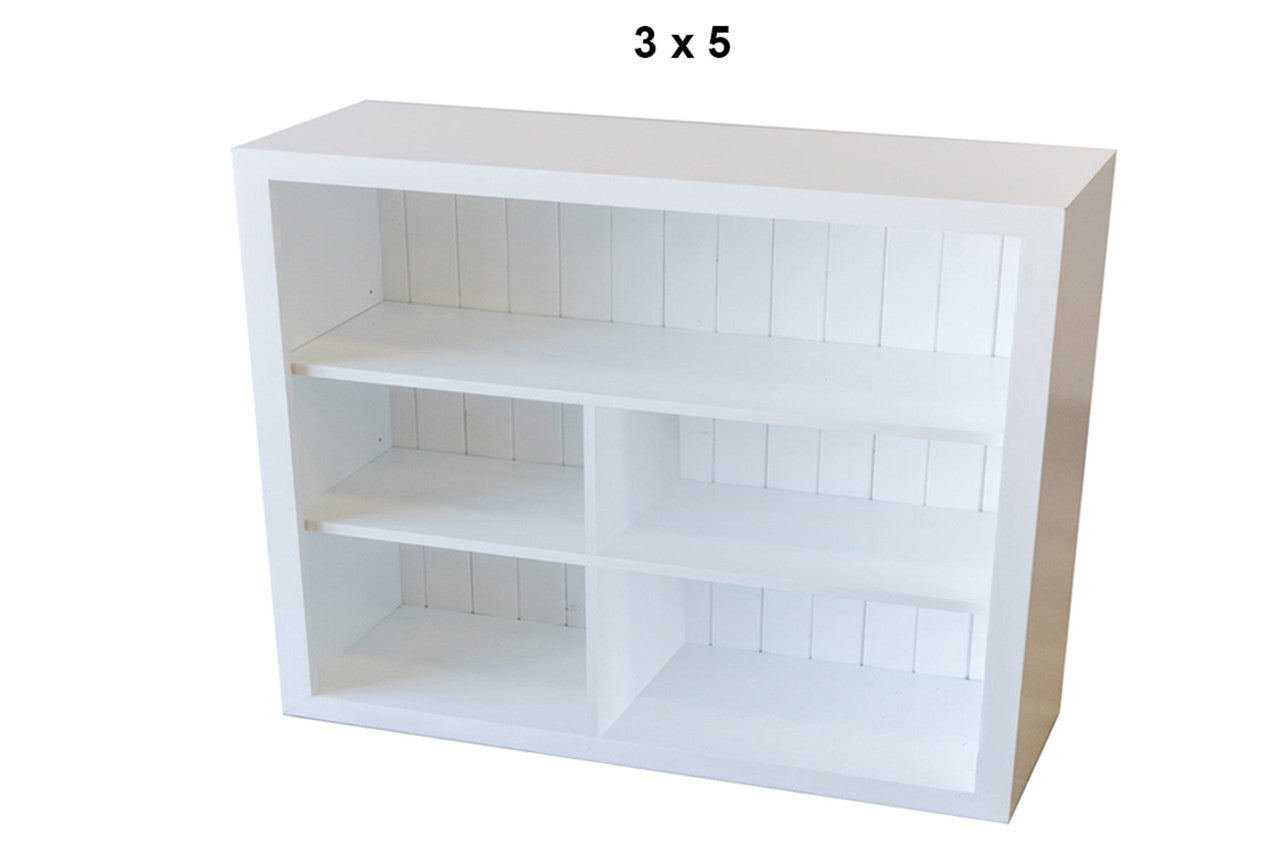 MODERNO (AUSSIE MADE) LOWLINE BOOKCASE COLLECTION - ASSORTED STAINED COLOURS - STARTING FROM $499