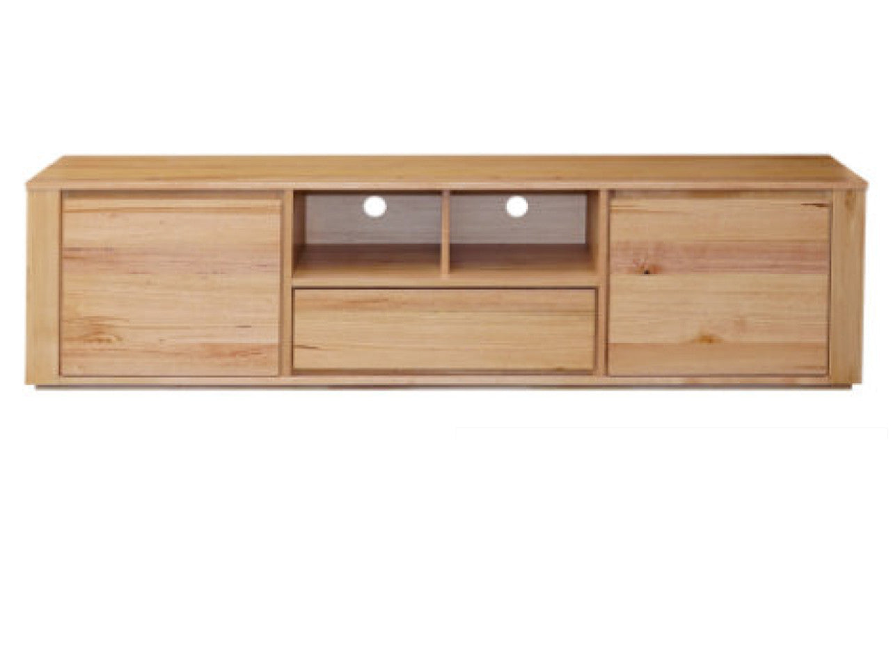 MONTANA 1 DRAWER /2 DOOR COFFEE TABLE - 520(H) x 2000(W) x 450(D) - MESSMATE