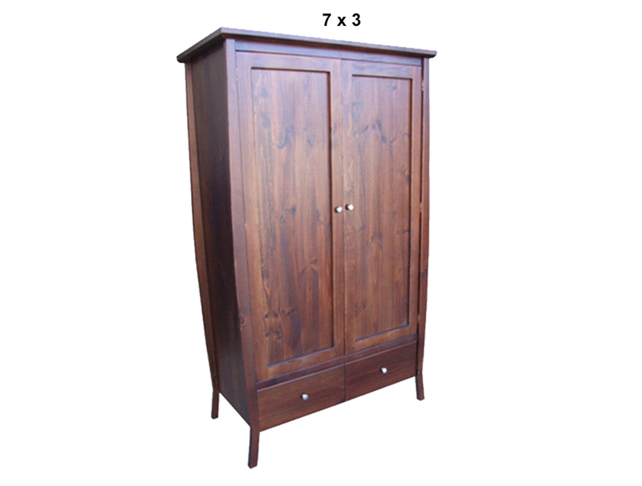 MONTERAY (AUSSIE MADE) 2 DOOR / 2 DRAWER WARDROBE COLLECTION - ASSORTED STAINED COLOURS - STARTING FROM $1299