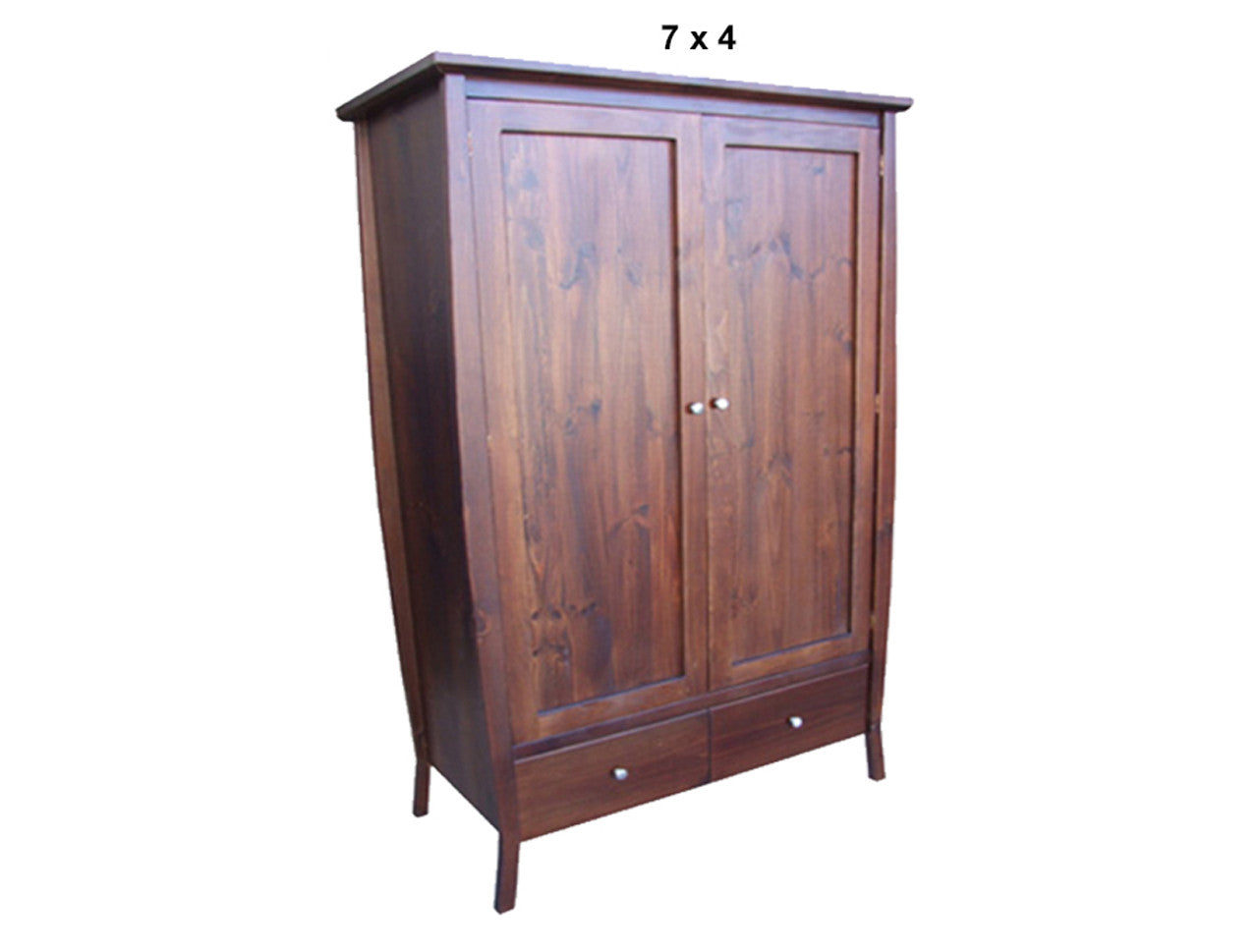 MONTERAY (AUSSIE MADE) 2 DOOR / 2 DRAWER WARDROBE COLLECTION - ASSORTED STAINED COLOURS - STARTING FROM $1299