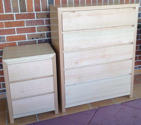 MORGAN (AUSSIE MADE) 6 DRAWER TALLBOY - TASSIE OAK - ASSORTED COLOURS