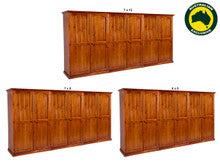 MUDGEE (AUSSIE MADE) 6 DOOR PANTRY COLLECTION - ASSORTED STAINED COLOURS - STARTING FROM $2799