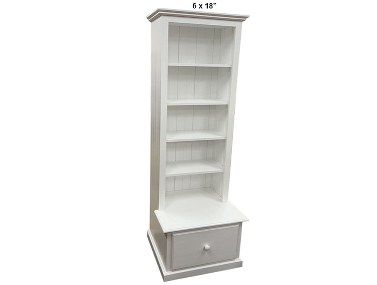 MUDGEE (AUSSIE MADE) BOOKCASE COMBO + 1 DRAWER COLLECTION - ASSORTED PAINTED COLOURS - STARTING FROM $799