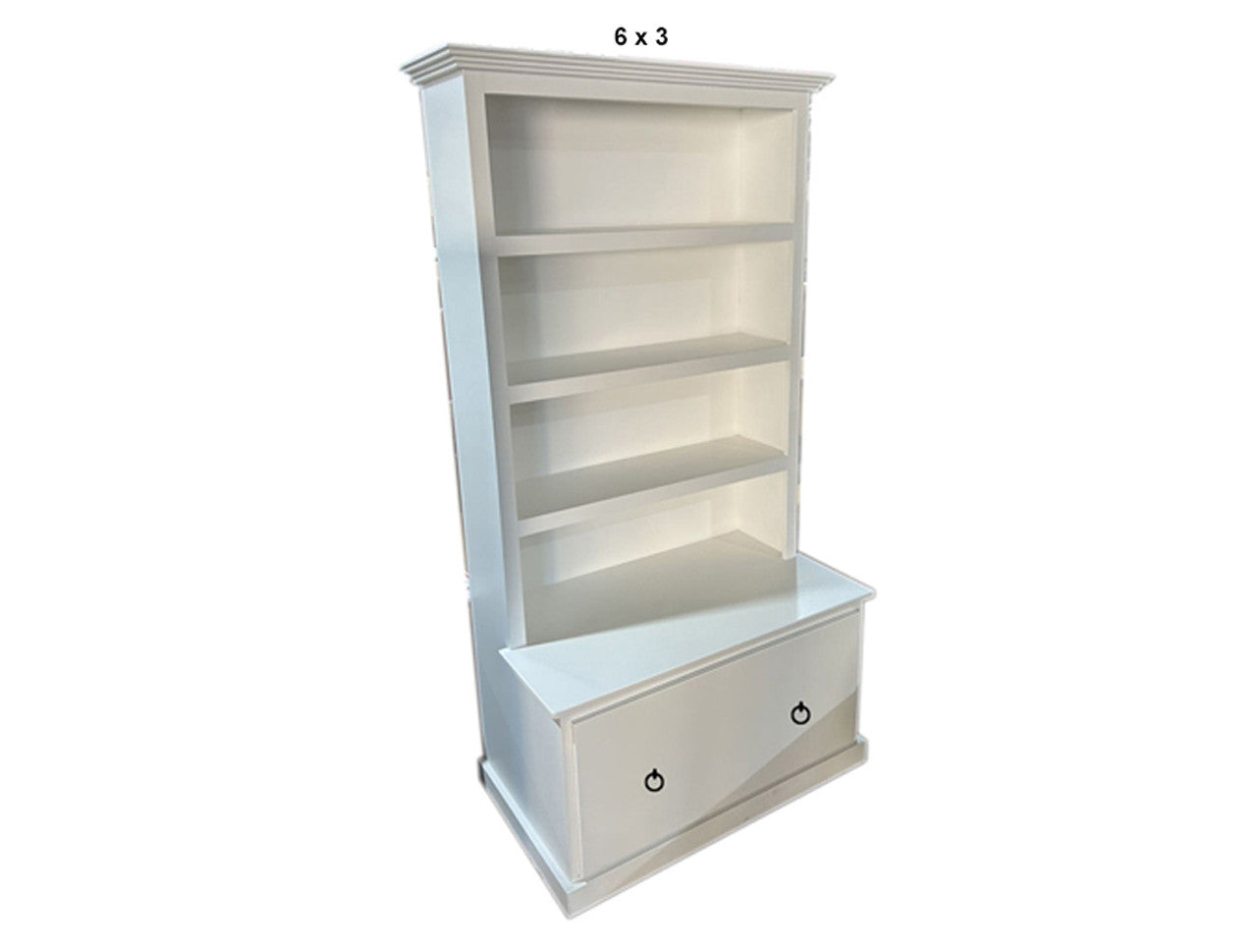 MUDGEE (AUSSIE MADE) HIGHLINE BOOKCASE COMBO + 1 SMOOTH DRAWER COLLECTION - ASSORTED PAINTED COLOURS - STARTING FROM $899