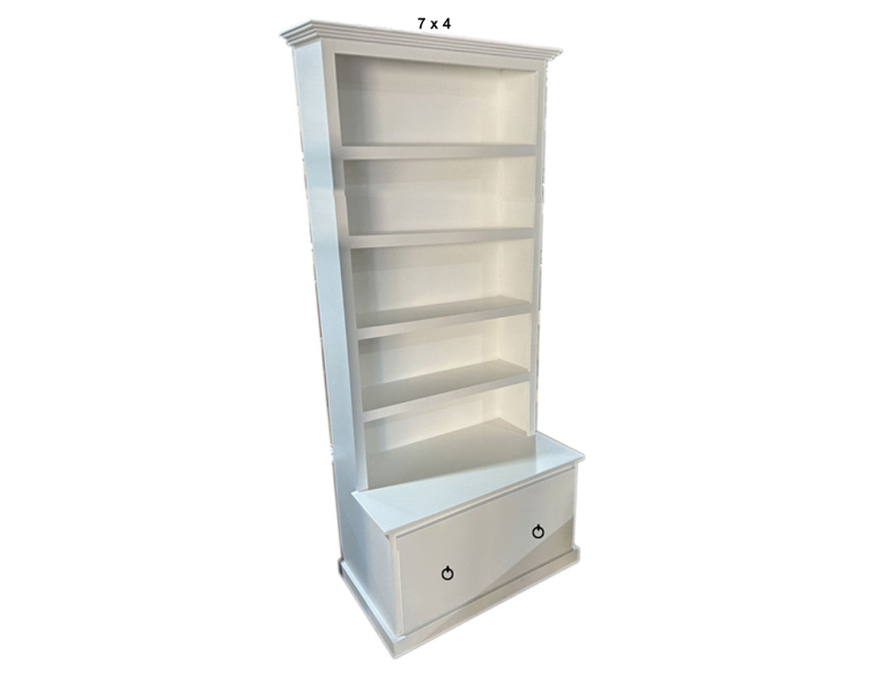MUDGEE (AUSSIE MADE) HIGHLINE BOOKCASE COMBO + 1 SMOOTH DRAWER COLLECTION - ASSORTED PAINTED COLOURS - STARTING FROM $899