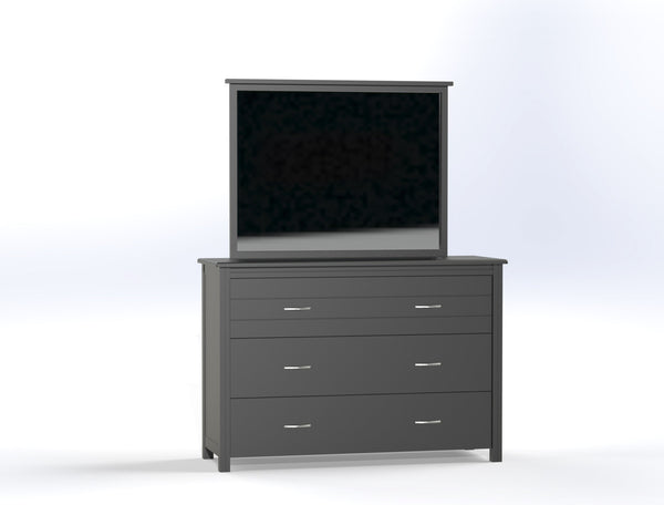 HALIFAX (CUSTOM MADE) 3 DRAWER DRESSING TABLE WITH MIRROR - ASSORTED COLOURS