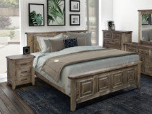 DOUBLE SYDNEYSIDE BED (HTGDB) - GREYWASH (#501)