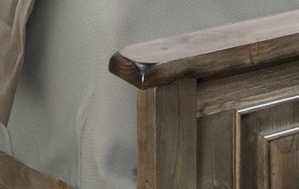 KING SYDNEYSIDE BED (HTGKB) - GREYWASH (#501)